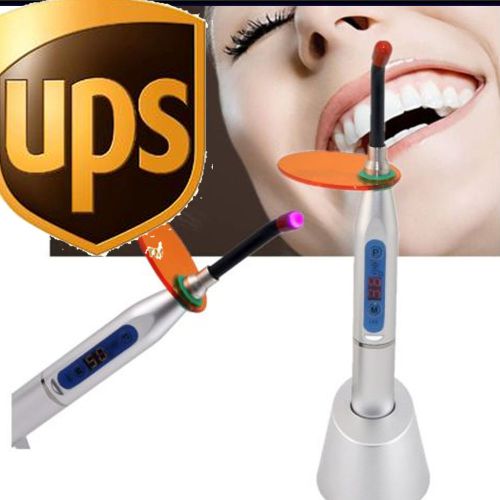 Dental 5w wireless cordless led curing light lamp 1500mw - silver us ship best for sale