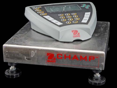 Ohaus CQ25R/CD-33 Champ Digital 12x12&#034; 25kg Benchtop Weighing Platform Scale