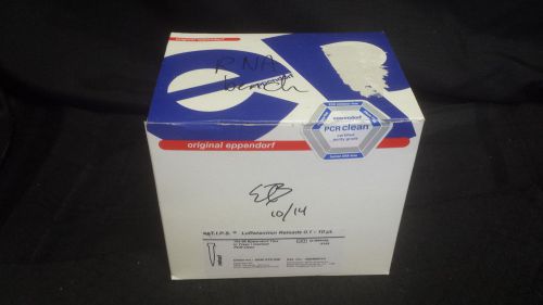 Eppendorf eptips .1-10?l loretention pipet tip reload refills 022493010 10x96 for sale