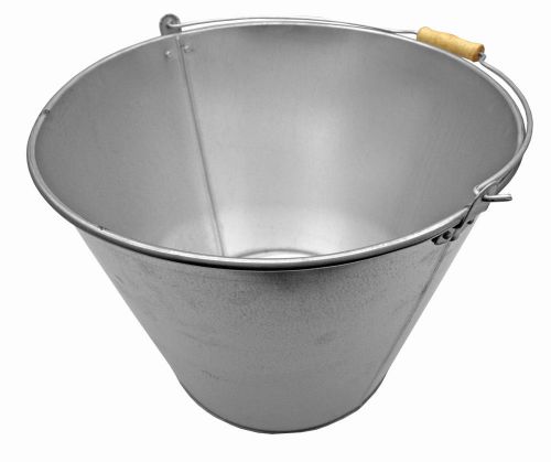 5 gallon steel bucket pail - home, shop, farm, gift basket, flowers, ice, ash for sale