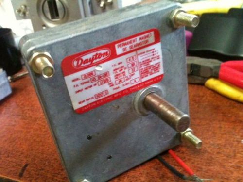 Dayton 2 l006 dc gearmotor, 4.5 rpm, 12v for sale