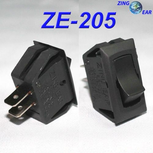 Zing Ear ZE-205 Rocker Switch Black 15A 10A