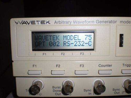Wavetek Model 75 Arbitrary Waveform Generator - #7