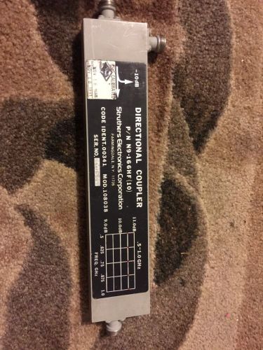 Struthers Electronics Directional Coupler .5 - 1 GHz N9-166HF