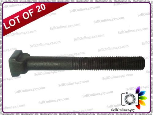 New 100mm t-slot bolt set of 20 pcs thread m12 suitable for t-slot 12mm for sale
