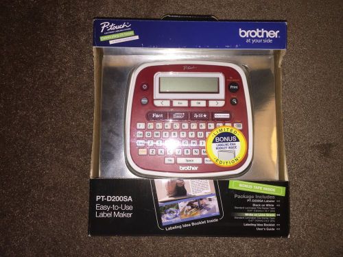 Brother P-Touch PT-D200SA Label Maker  ** Brand New