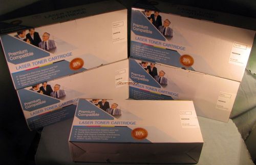 Lot of 5 toner for hp color lj 9500 c8550a, c8551a, c8552a x2, c8553a c m y k for sale