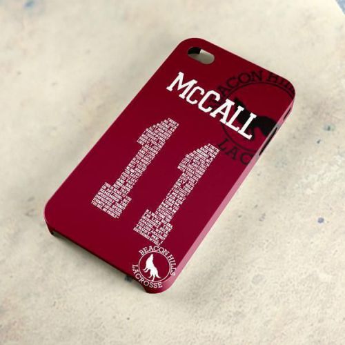 New McCall 11 Teen Wolf inspired Apple iPhone iPod Samsung Galaxy HTC Case