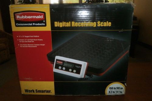 Rubbermaid commercial prod fg401088 new digital receiving scale for sale