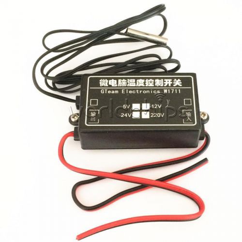 W1711 microcomputer temperature control adjustable switching thermostat dc 5v for sale