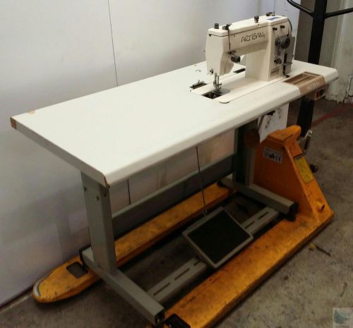 Artisan model zj20u53 commercial zig zag &amp; straight sewing machine w foot pedal for sale