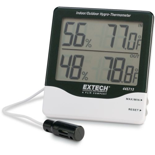 Extech Big Digit Indoor/Outdoor Hygro-Thermometer Model 445713