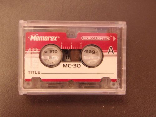 Lot of 20 Memorex MC30 microcassette tapes
