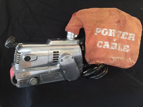 Porter cable speedmatic 503 dustless 3&#034;x24&#034; belt sander 1950&#039;s vintage! rockwell for sale