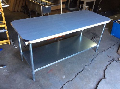 Brand new regal restaurant supply stainless steel table 30x96! new in box!!!!!!! for sale