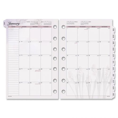 Day Runner Express Nature Monthly Planning Refill Pages