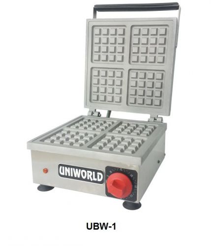 Uniworld S/S Electric Waffle Maker 10&#034; Square Plate ETL Approved Model# UBW-1
