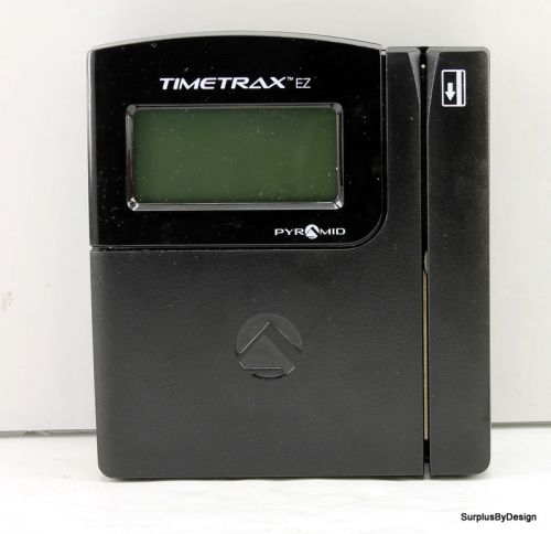Untested Used Pyramid™ TimeTrax EZ Attendance &amp; Payroll Recorder Time Clock Syst