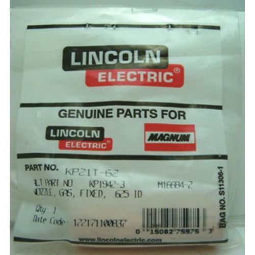 Lincoln Electric Kp21T-62 Fixed Gas Nozzle Qty = 1