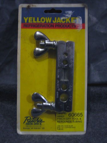 Ritchie yellow jacket refrigeration tubing rounder pinch off tool 60665 nip new for sale
