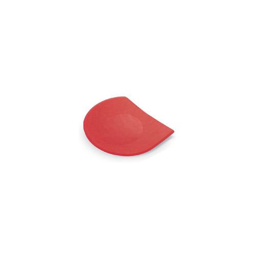 Paderno 47621-05 red rounded 5-7/8&#034; x 4&#034; flexible plastic bowl scraper for sale