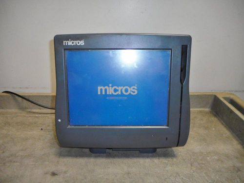 Micros workstation 4 pos system unit 400614-001 w/ stand for sale