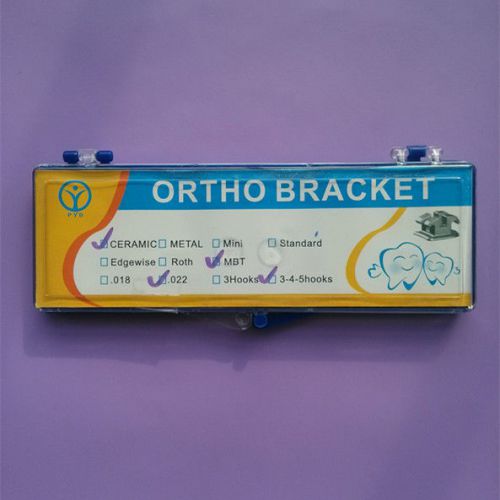 New 10 dental orthodontics ceramic bracket braces 022 slot mbt 5/5 3 4 5 hooks for sale