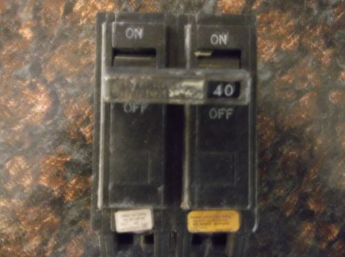 GE General Electric 40 Amp 2-Pole Circuit Breaker THQL1140