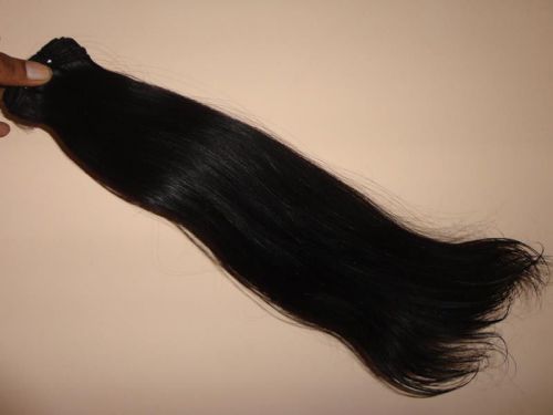 Indian Remy Human Hair Natural Color Tangle Free Temple Hair  Natural straight