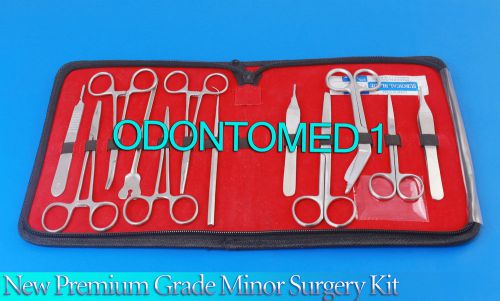 New premium grade minor surgery set 23 pieces surgical instruments kit for sale