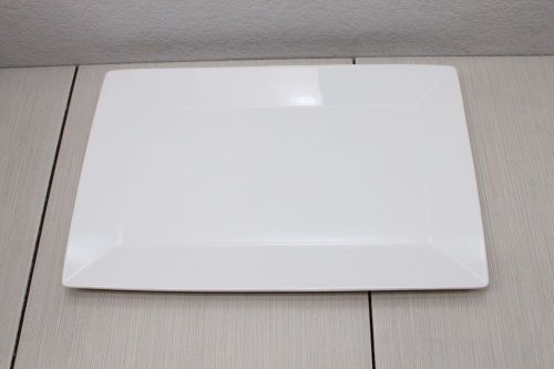 Front of the House FOH Kyoto 14&#034; x 9&#034; Plate Set of 6 Rectangle White Porcelain