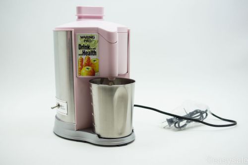 Waring Pro JEX328 Pink Professional Health Juice Extractor NEW
