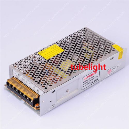 Universal Regulated DC5V 20A 100W Switching Power Supply for LED Strip light