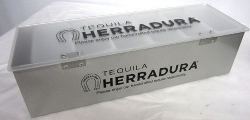 New! Tequila HERRADURA Bar Garnish Stainless Steel Bar Condiment Caddy