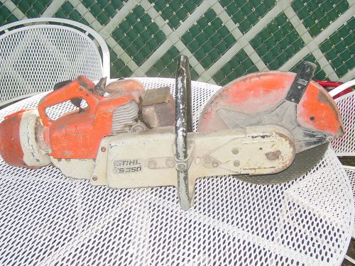 Stihl TS350 Concrete Handheld Cut-Off Saw NON RUNNING FOR PARTS OR REPAIR