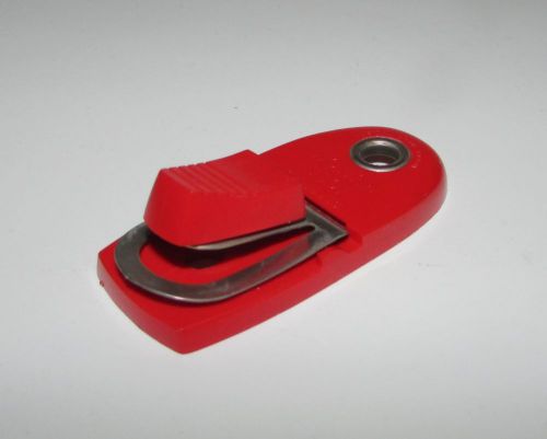 Vintage 1960&#039;s single red hole punch,sterling usa, 2 1/4&#034; for sale