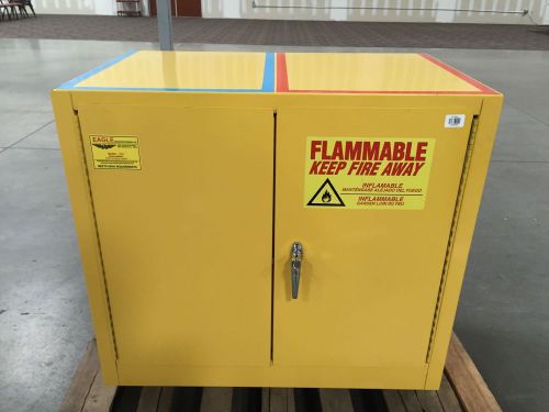 Eagle manufacturing 1971 22 gal capacity flammable safety cabinet for sale
