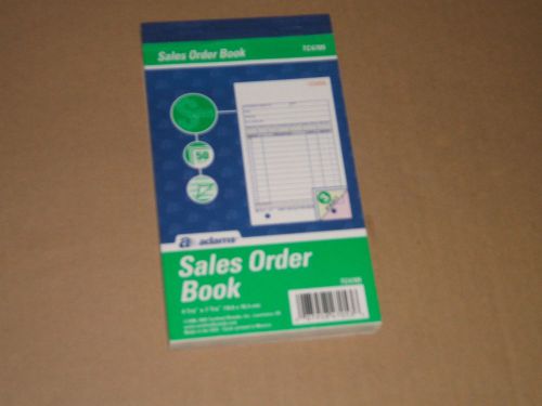 Adams TC4705 Carbonless Sales Order Book, 3-Part, 4-3/16&#034; x 7-3/16&#034;, 44/BK