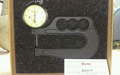 Starrett 1015mb-100 portable dial indicator for sale