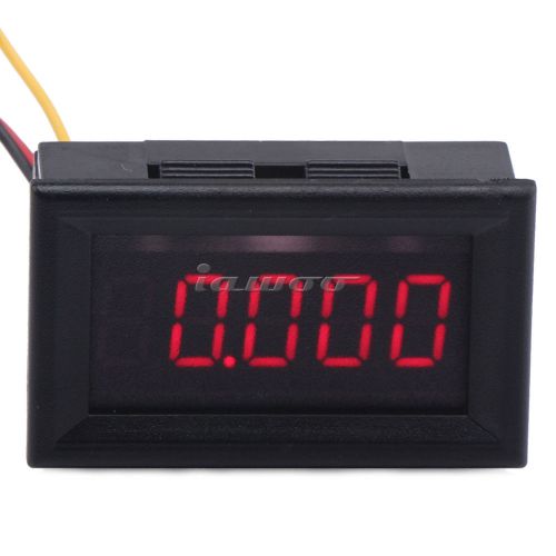 5 digit 0-33v 12v dc voltmeter digital car battery tester red led voltage meter for sale