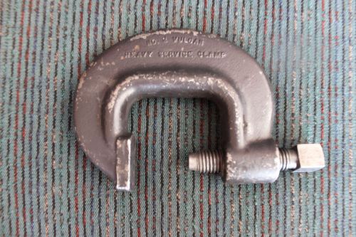 Vintage j.h. williams vulcan no.2 heavy service clamp excellent cond. * for sale
