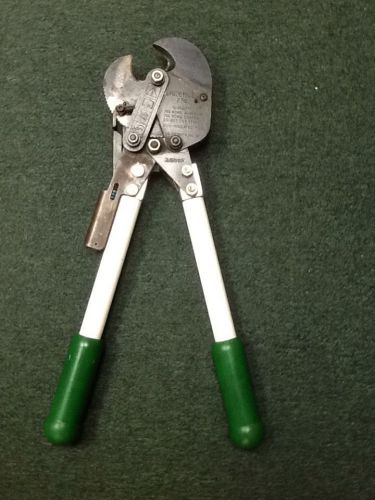 Greenlee 774 ratchet cable cutter ( 750mcm cable ) for sale