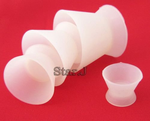 4pcs  dental lab silicone mixing bowl cup new tool holders for sale