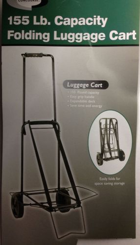 Folding luggage hand cart 155 lb capacity ~ new ~ nwt ~ 2 wheeler ~ dolly for sale
