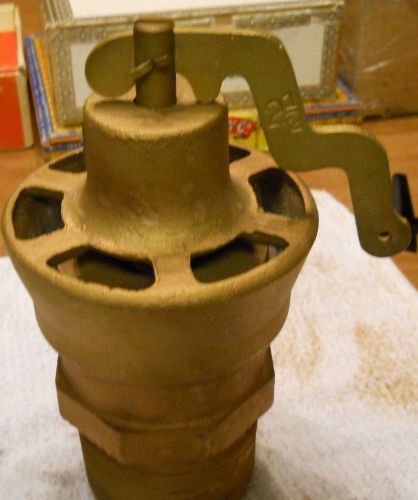 Brass Steam Pop Off Relief Valve  large 2 1/2 inch