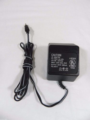 Universal Class 2 AC DC Adapter Power Supply 6V DC 500mA AD9750