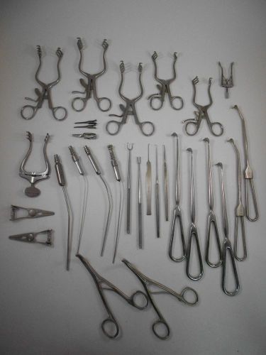 V. Mueller- Codman ENT Surgical Instruments w/ basket