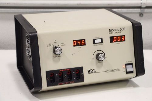 BRL Life High Current Digital 500 Technologies Electrophoresis Power Supply