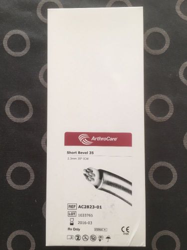 Arthrocare short Bevel 35 AC2823-01 expiry 2016/03