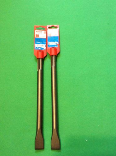 2 new BOSCH HS1911 SDS Max Flat chisels with free shipping